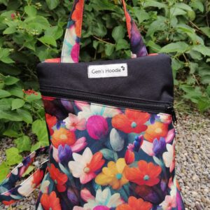 Mochila Indiana Flores pintadas