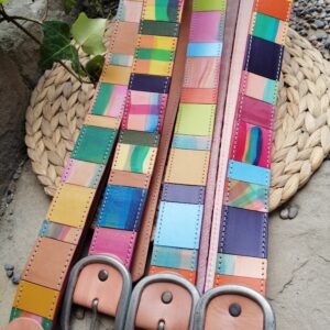 Cinturón de colores ancho