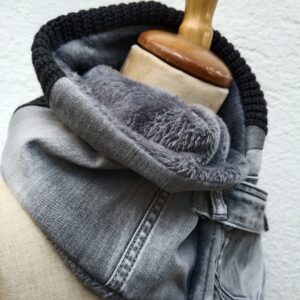 Bufanda reciclada Gris
