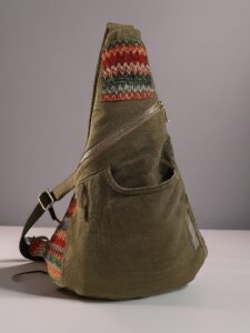 Sling bag verde Ethnic