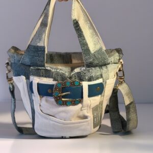 Capazo denim blanco Polonia