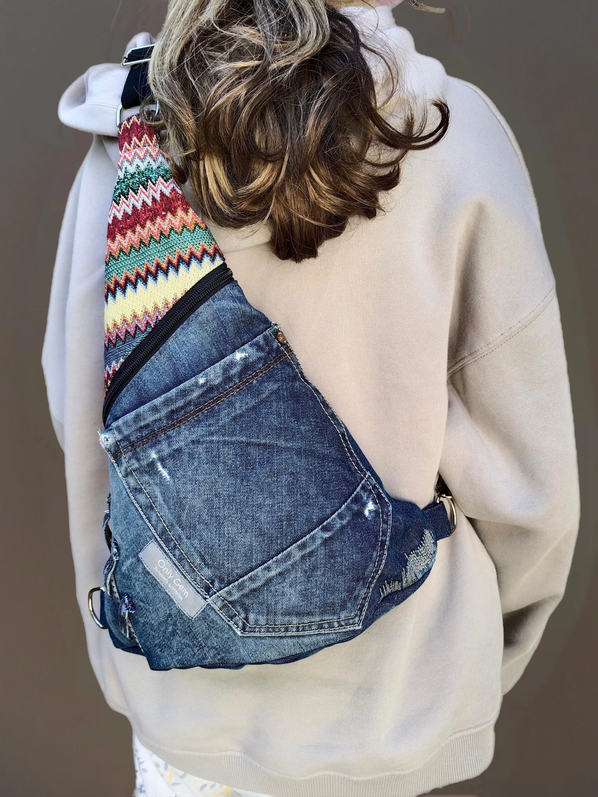 Sling bag reciclado Ethnic - Imagen 2