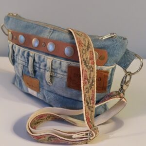 Bolso clutch denim Origen 01