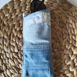 Funda de gafas reciclada denim