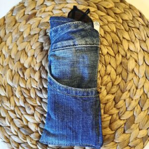 Funda de gafas reciclada denim