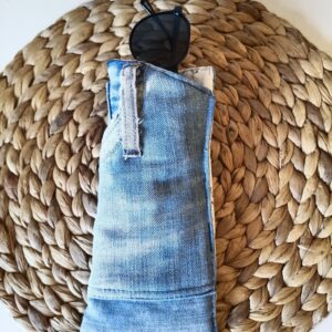 Funda de gafas reciclada denim