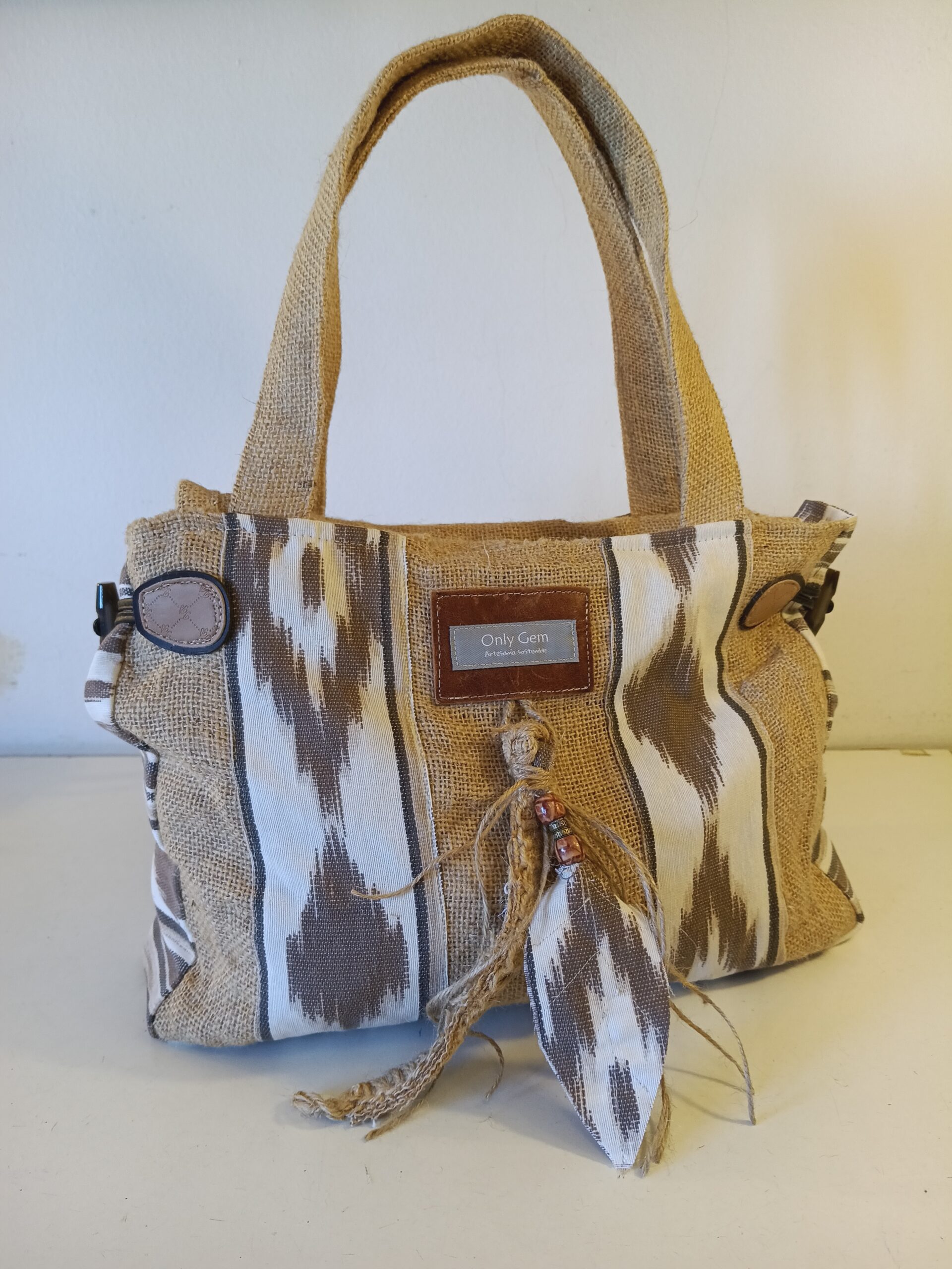 Tote bag mediano Rustico Lenguas - Imagen 7