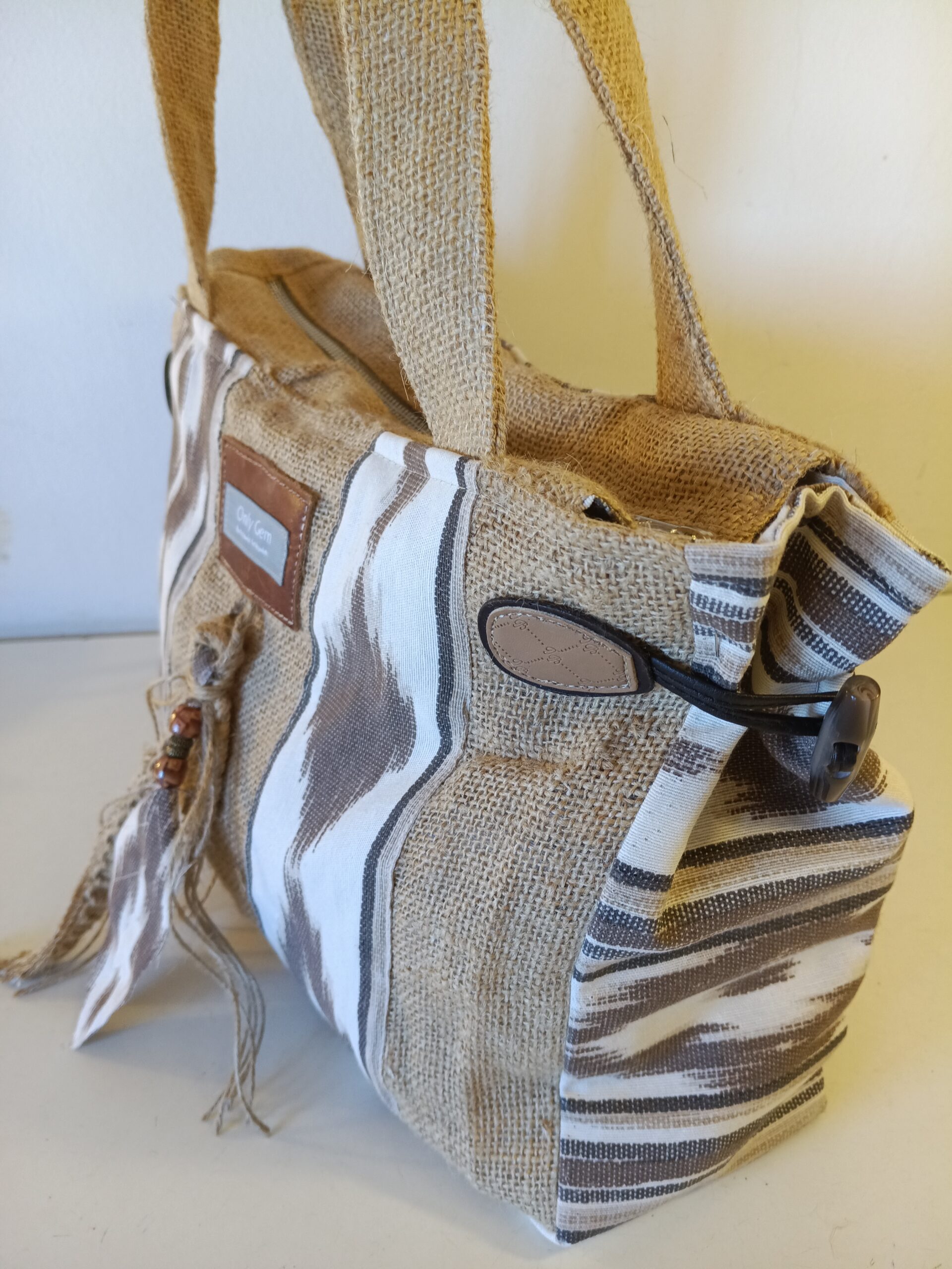 Tote bag mediano Rustico Lenguas - Imagen 9