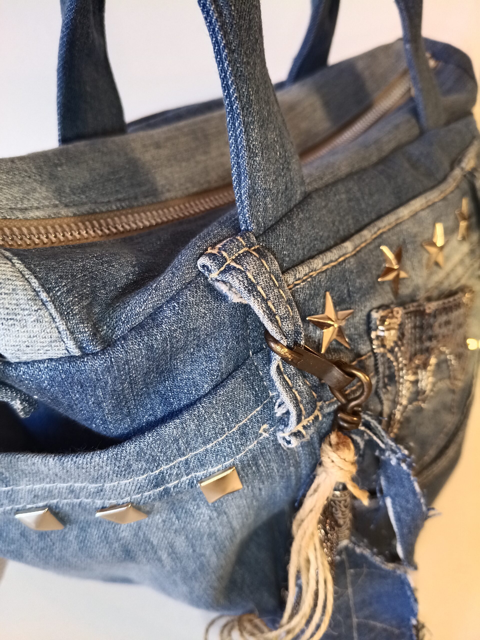 Capazo Jeans glitter - Imagen 6