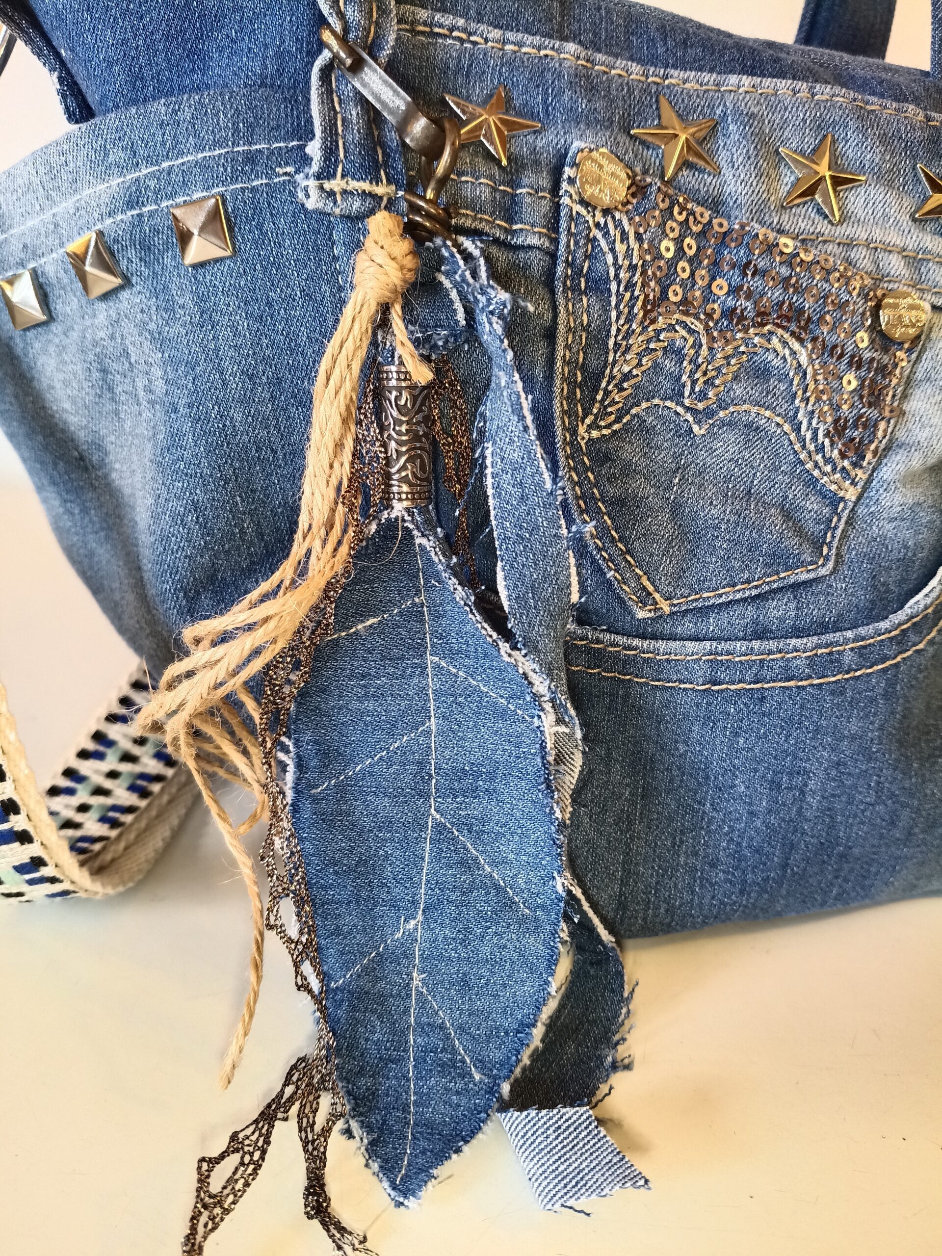 Capazo Jeans glitter - Imagen 8
