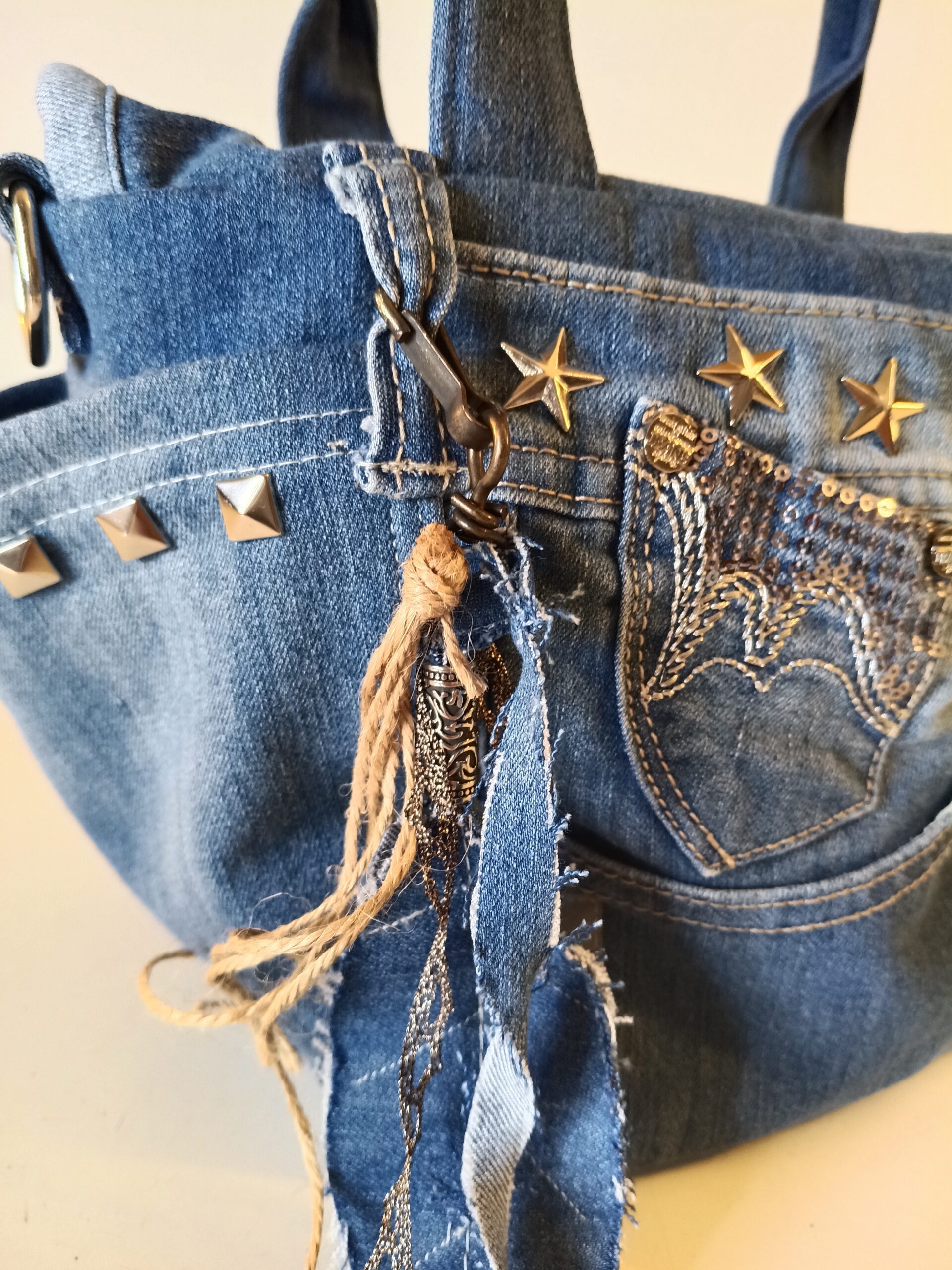 Capazo Jeans glitter - Imagen 9