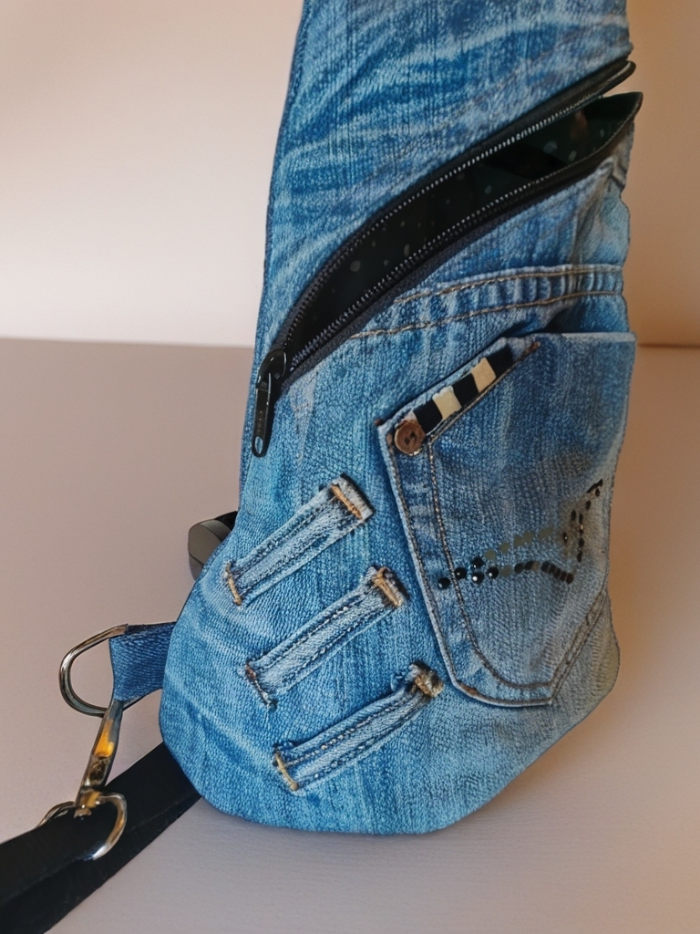 Sling bag Black & White - Imagen 11