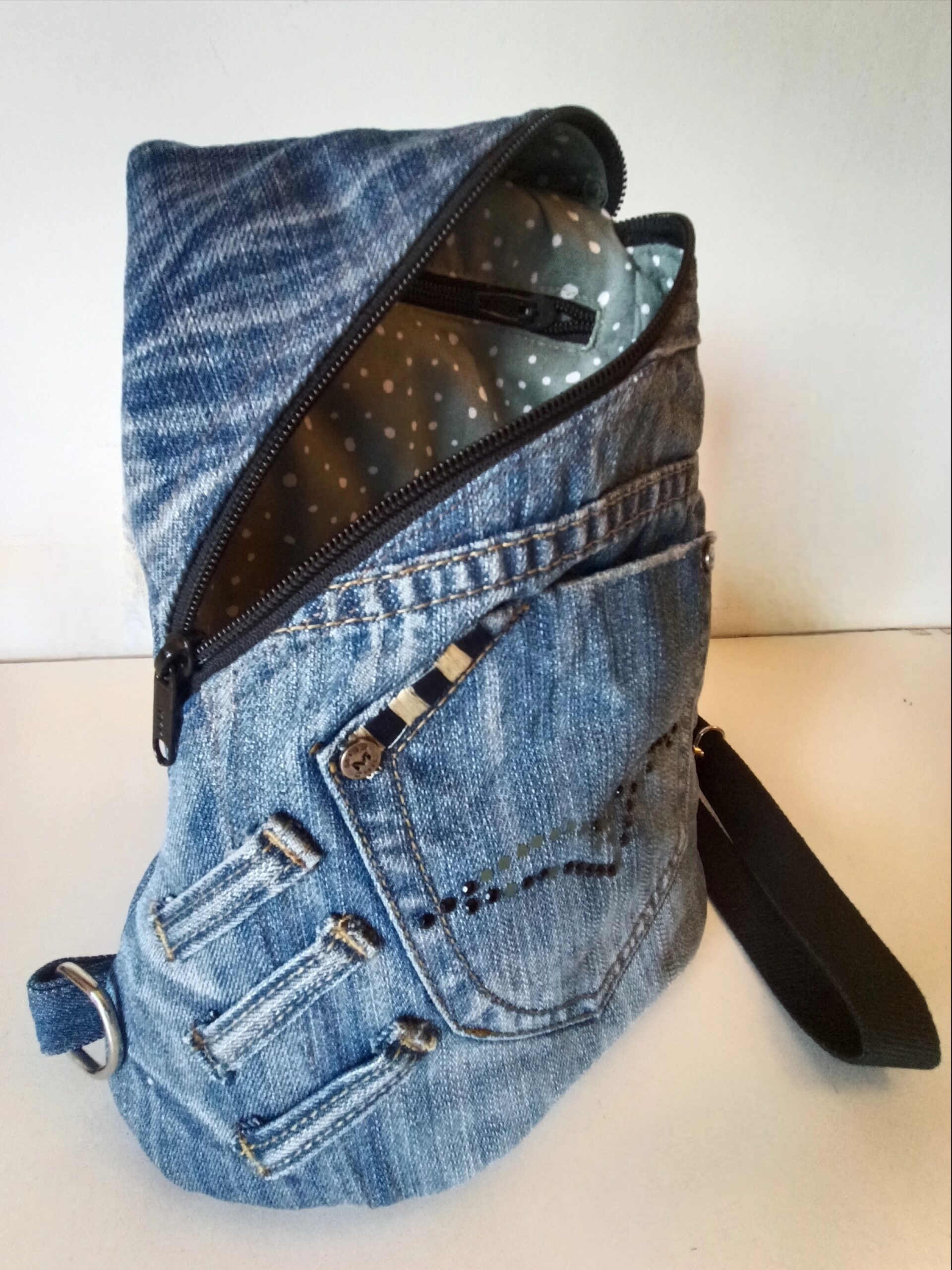 Sling bag Black & White - Imagen 10