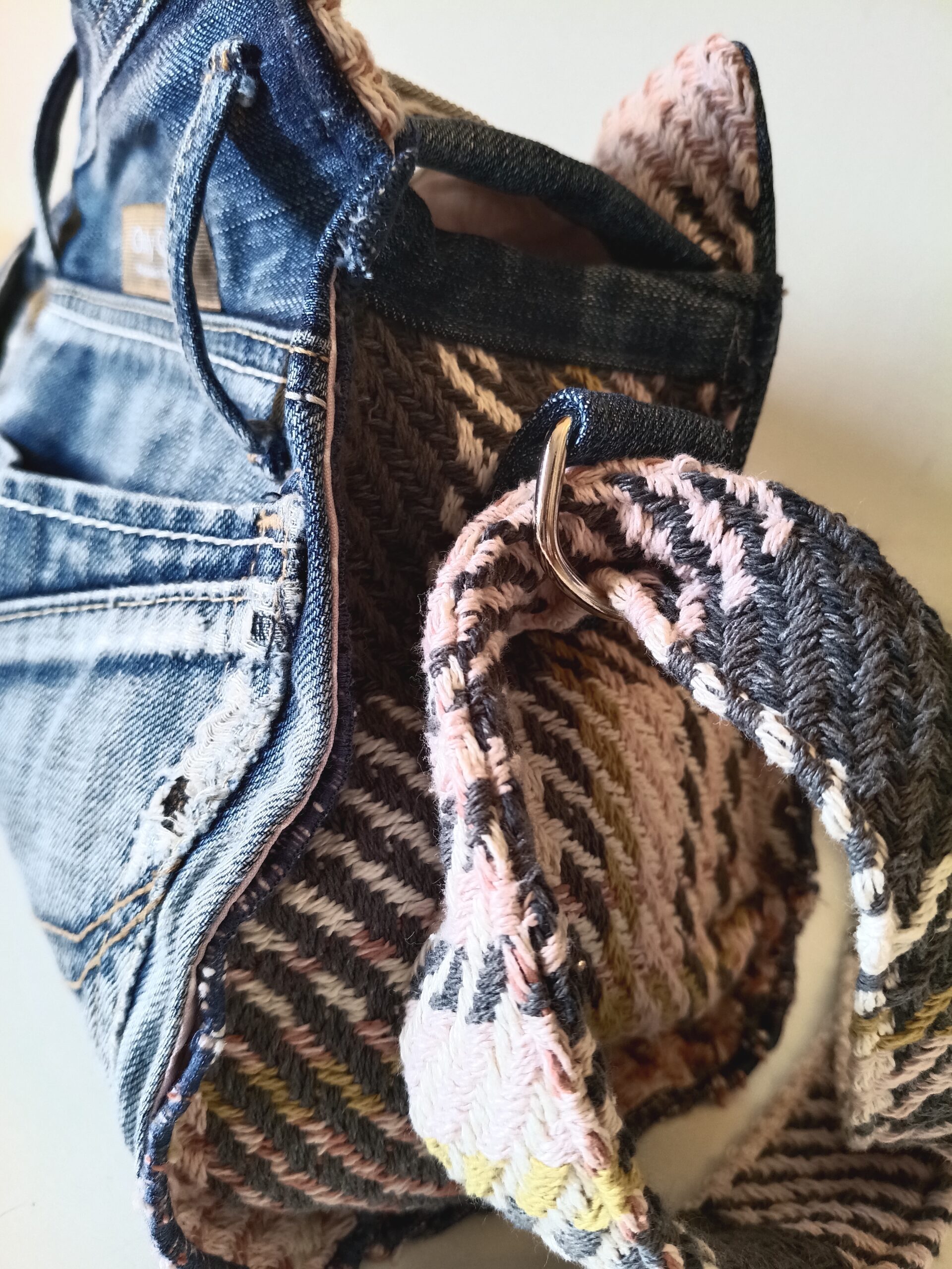 Messenger trapecio Rosa & Denim - Imagen 5