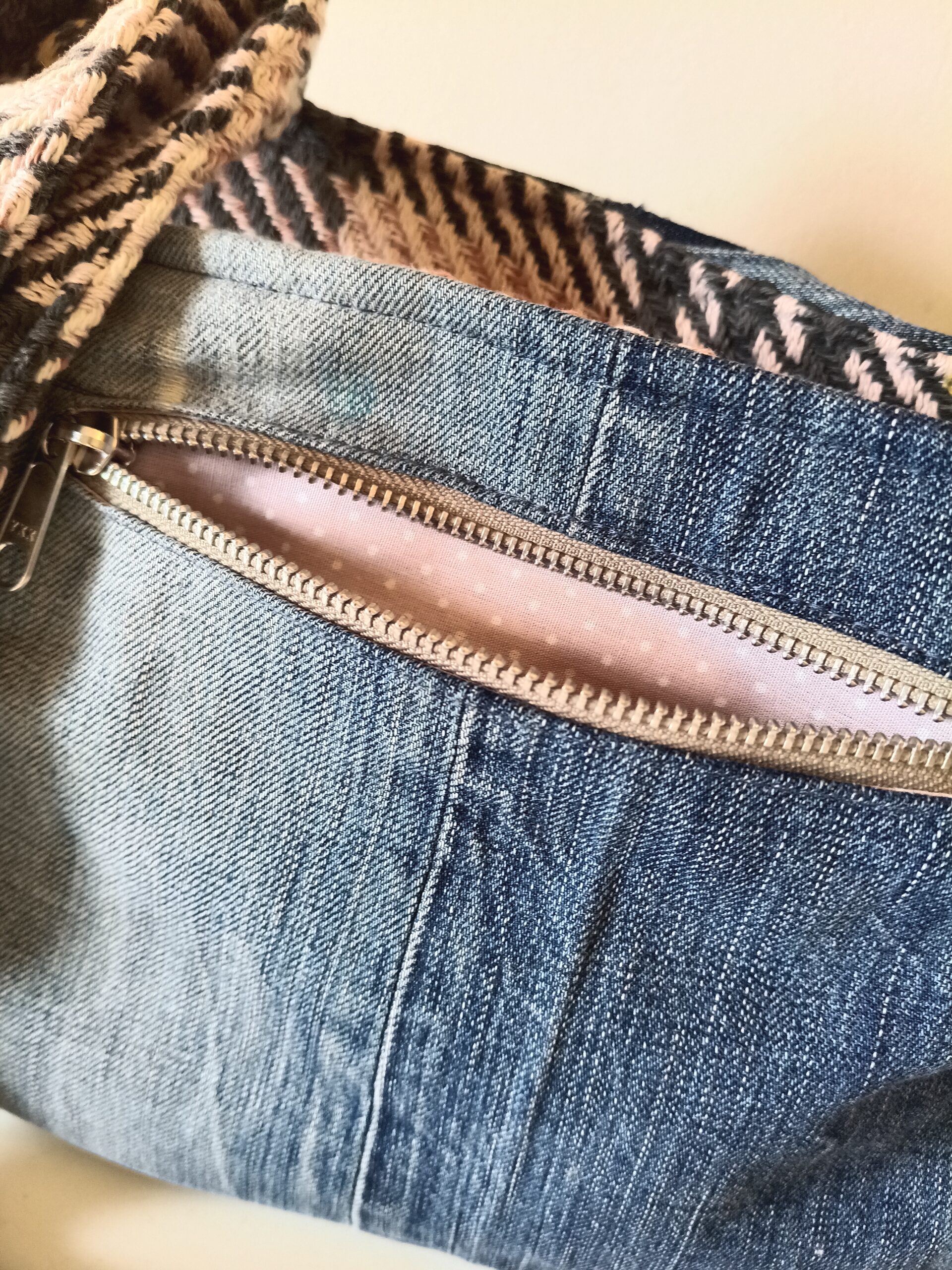 Messenger trapecio Rosa & Denim - Imagen 2