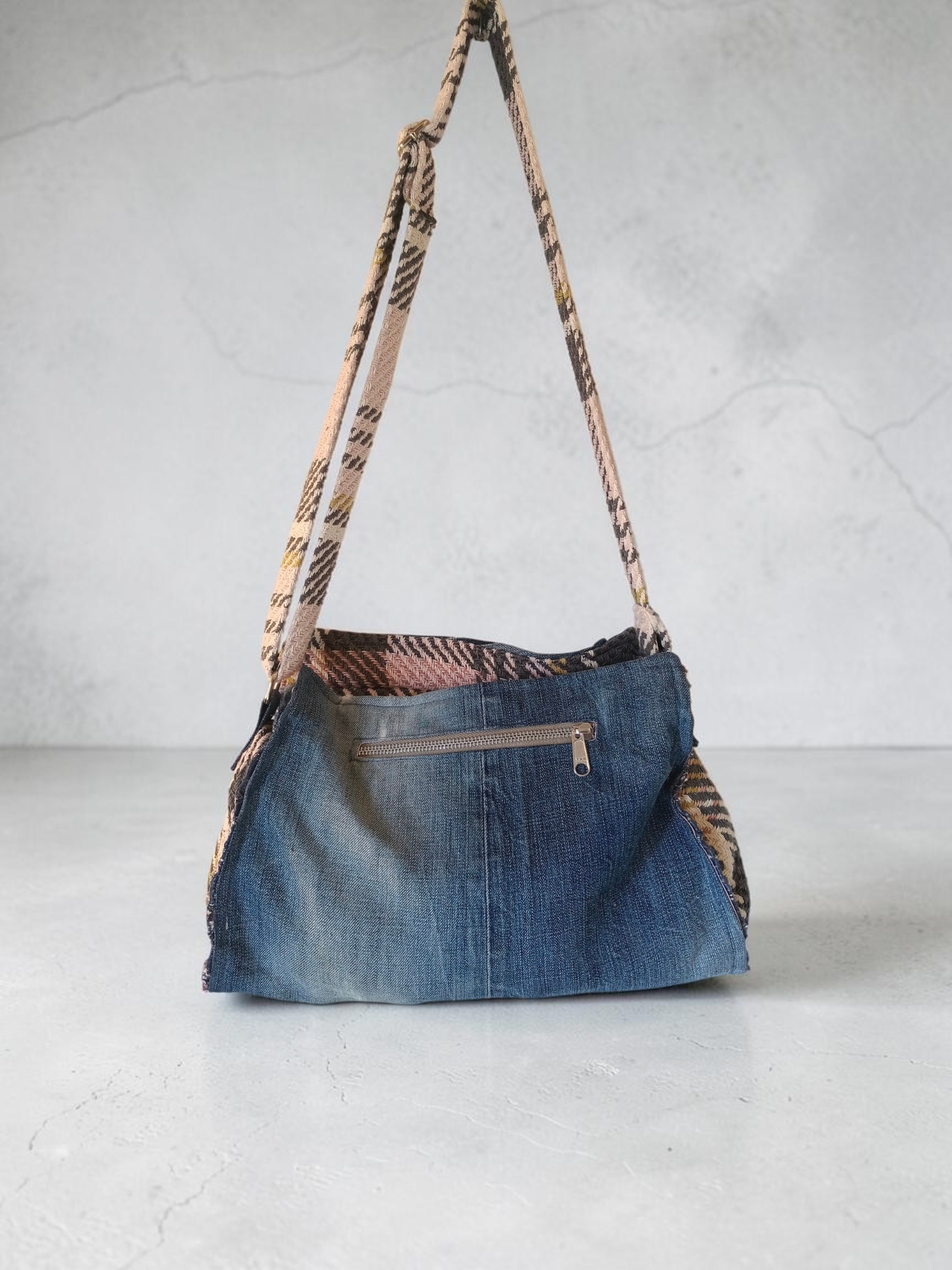 Messenger trapecio Rosa & Denim - Imagen 6