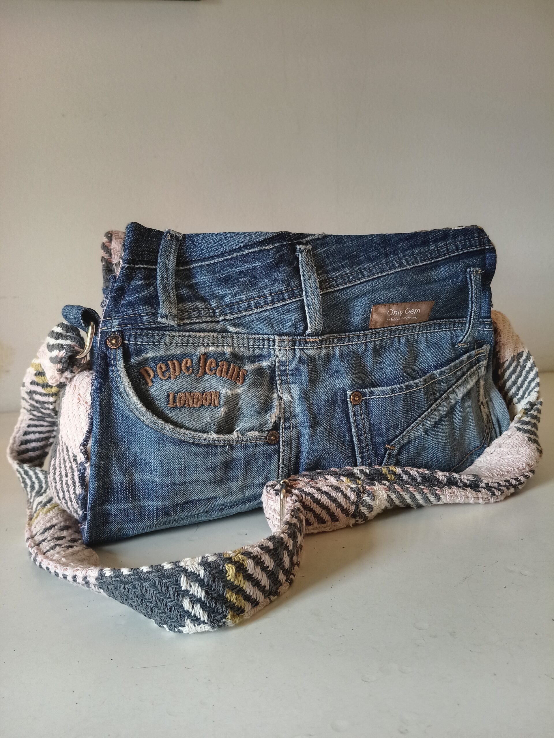 Messenger trapecio Rosa & Denim - Imagen 8