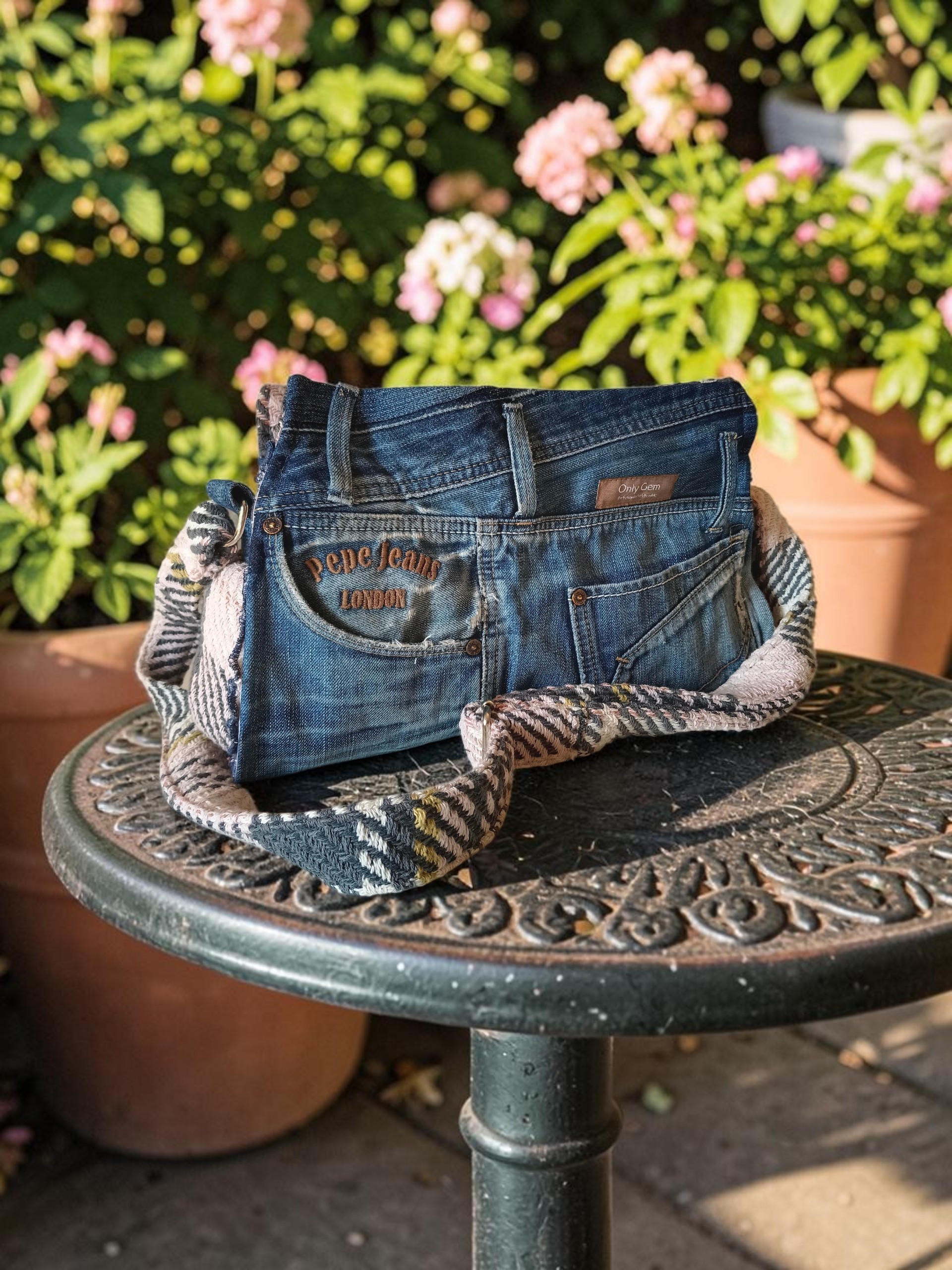 Messenger trapecio Rosa & Denim - Imagen 17